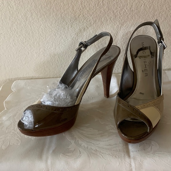 Marc Fisher Color Block Slingback’s - Picture 1 of 10